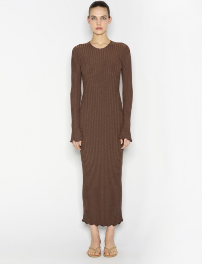 HIDDEN GEM DRESS BROWN