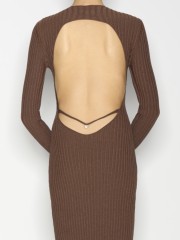 HIDDEN GEM DRESS BROWN
