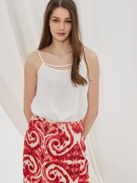 FTERI TOP WHITE NAMASTE