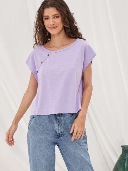 VALMAS LAVENDER TOP NAMASTE