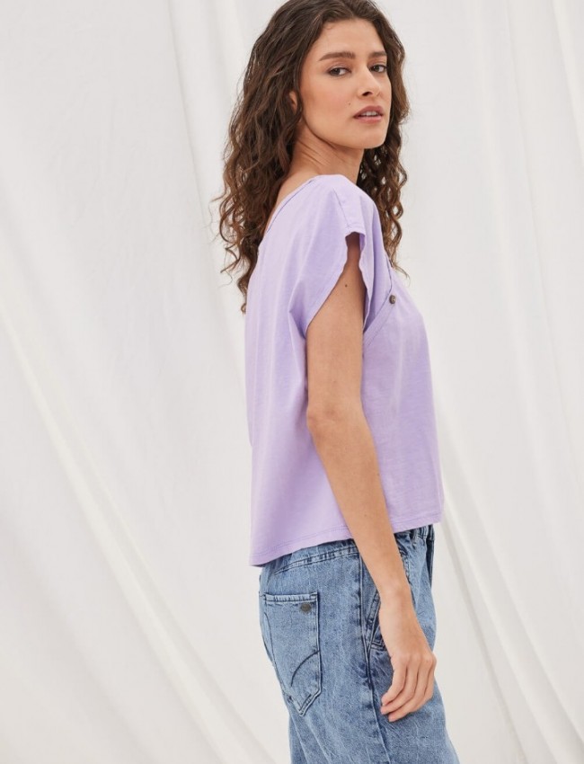 VALMAS LAVENDER TOP NAMASTE