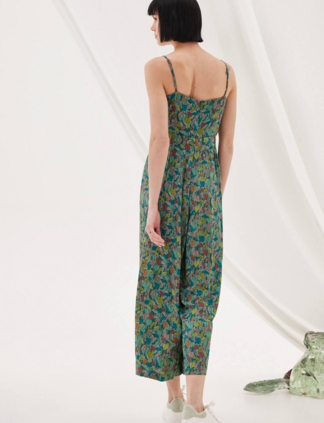 FLAX GREEN JUMPSUIT NAMASTE