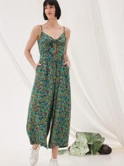 FLAX GREEN JUMPSUIT NAMASTE