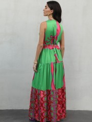 SILIA MAXI MULTICOLOUR DRESS NEMA 