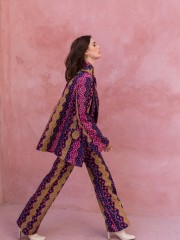 ZOE PANTS MULTICOLOUR PURPLE