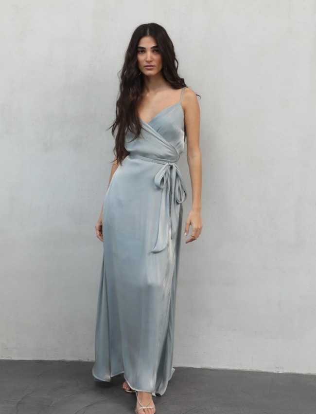 PERLA GREY MAXI DRESS NEMA
