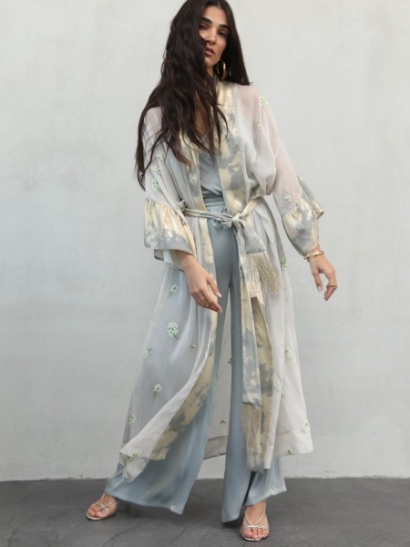 CLOUD GREY KIMONO NEMA