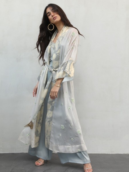 CLOUD GREY KIMONO NEMA