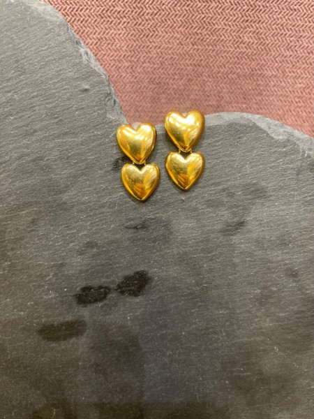 Double hearts gold.......Romina exclusive 