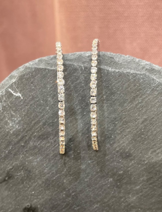 Paris silver earrings.......Romina exclusive