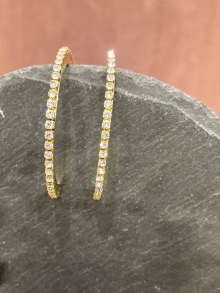 Paris gold earrings.....Romina exclusive