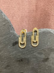 Gold Mayra earrings..... Romina exclusive