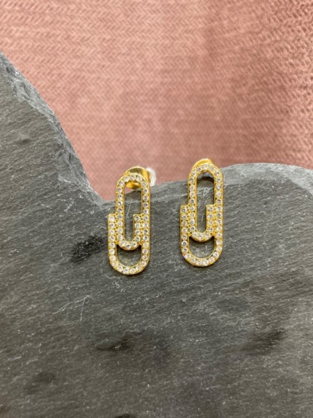 Gold Mayra earrings..... Romina exclusive