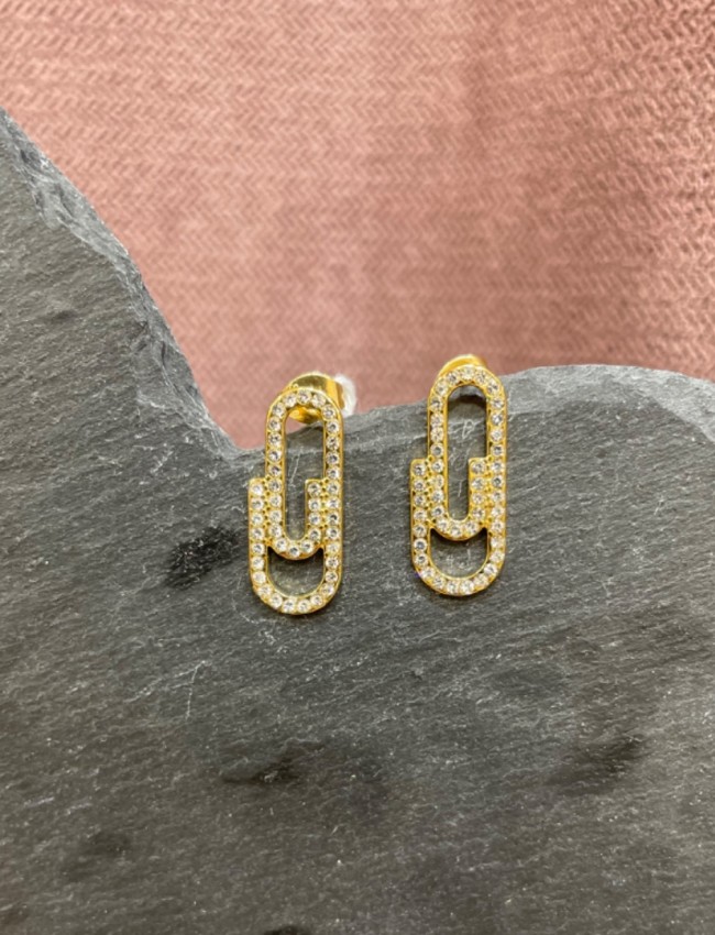 Gold Mayra earrings..... Romina exclusive