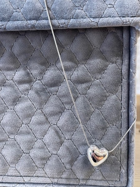 Hearts silver neckless......Romina exclusive 