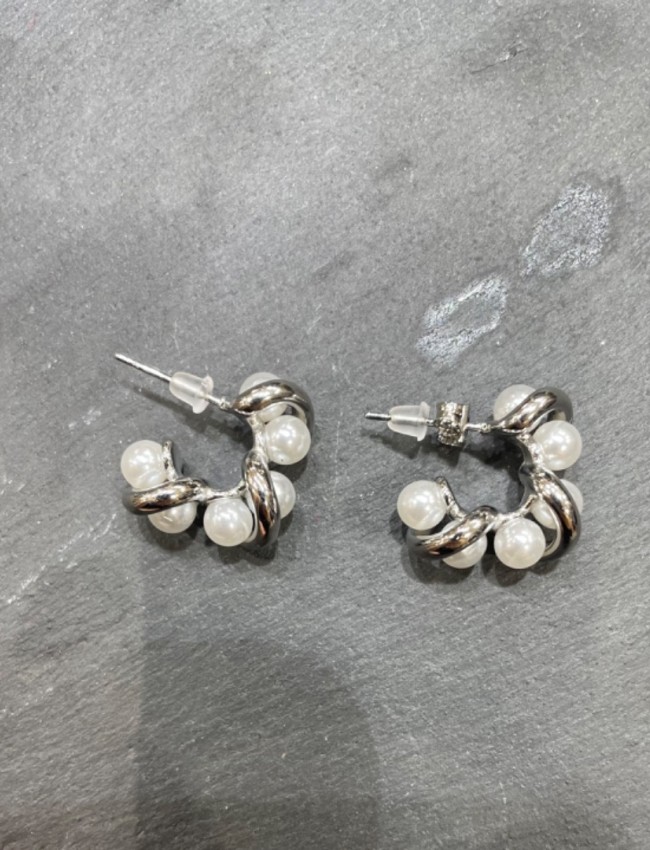 Gloria silver earrings….Romina exclusive