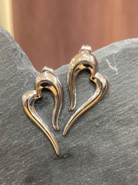Geo silver earrings...... Romina exclusive 
