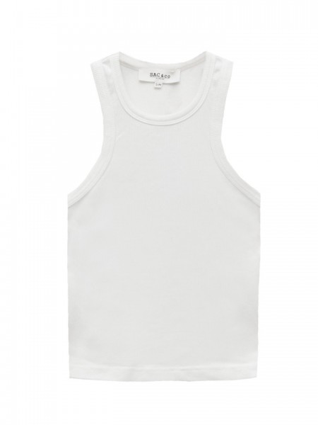 Off White Eri Bamboo Tank Top Sac@CO 