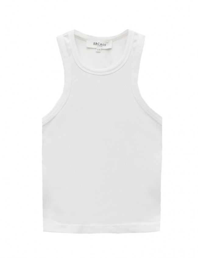 Off White Eri Bamboo Tank Top Sac@CO 