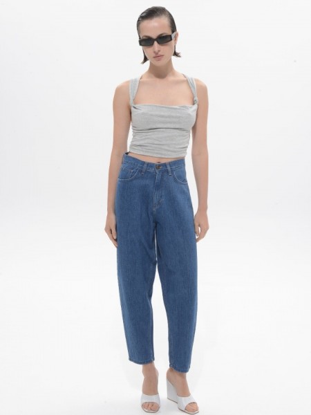 Ocean Blue Denim Lima Pants Sac & Co 