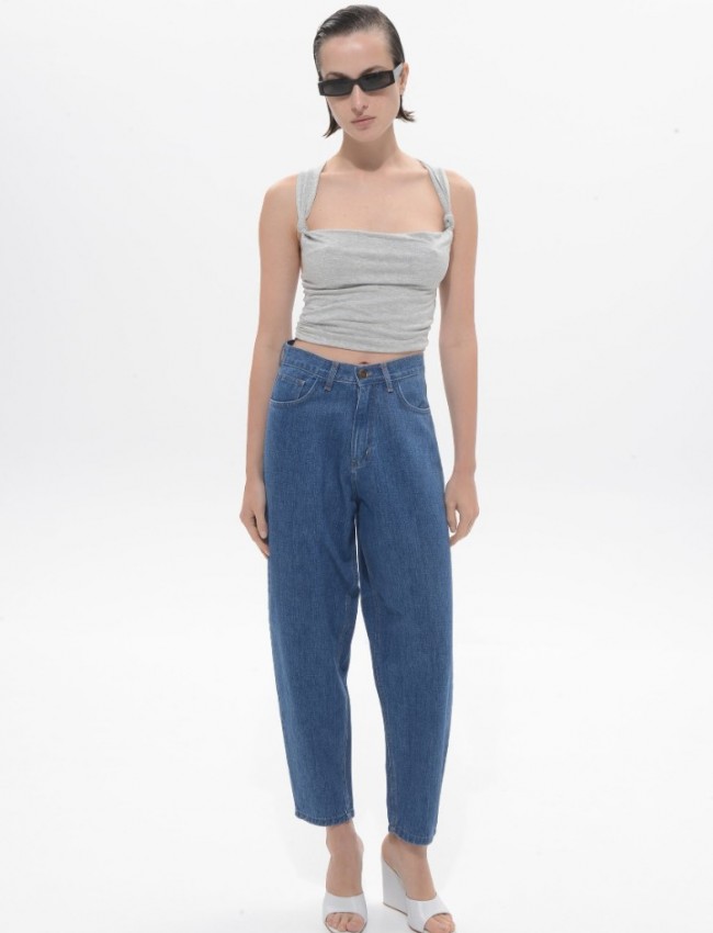 Ocean Blue Denim Lima Pants Sac & Co 