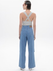 Mid Blue Denim Selma Pants Sac & Co