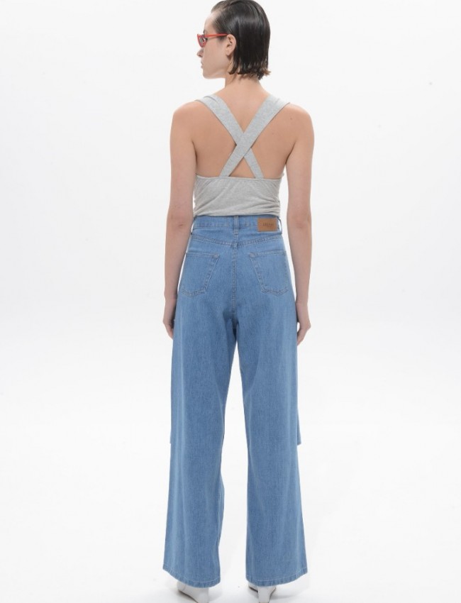 Mid Blue Denim Selma Pants Sac & Co