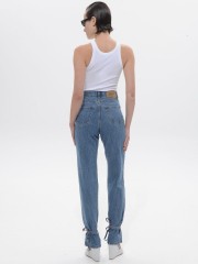 Mid Blue Denim Noor Pants Sac & Co