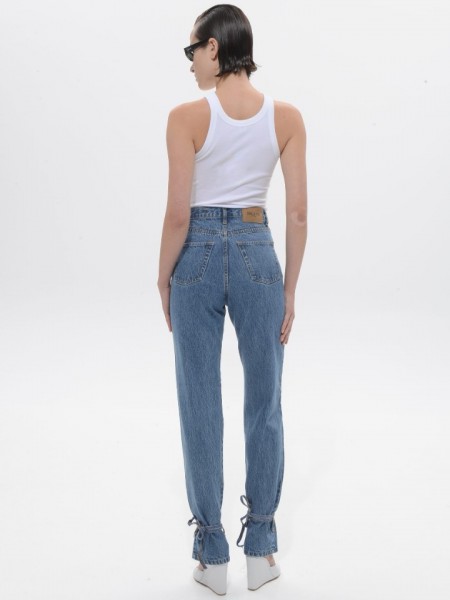 Mid Blue Denim Noor Pants Sac & Co