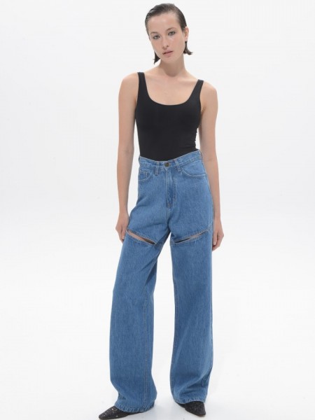 Mid Blue Denim Cindy Pants Sac & Co