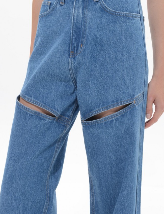Mid Blue Denim Cindy Pants Sac & Co Mid Blue Denim Cindy Pants Sac & Co