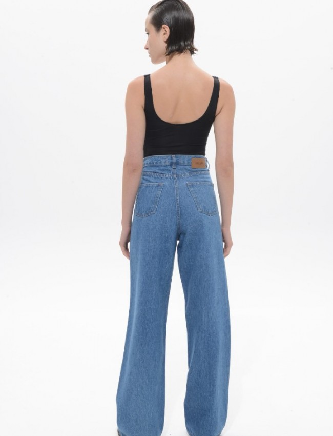 Mid Blue Denim Cindy Pants Sac & Co Mid Blue Denim Cindy Pants Sac & Co