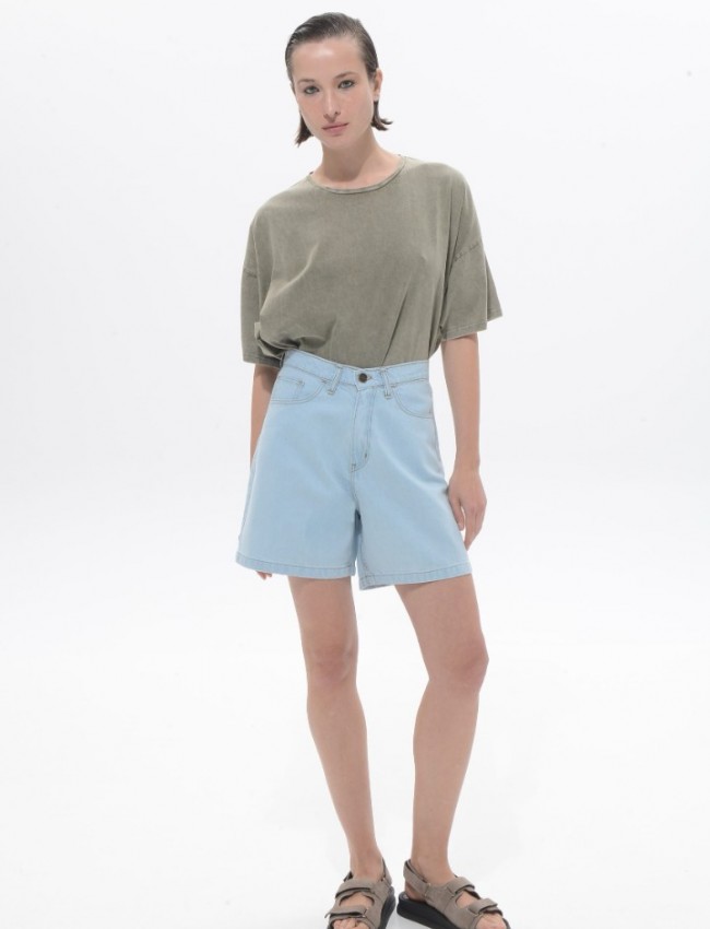 Light Blue Denim Noema Shorts Sac@Co 