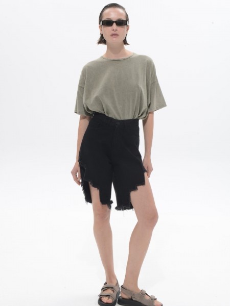 Χακί Irida T-Shirt Sac & Co