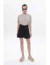 Black Denim Noema Shorts Sac@Co 