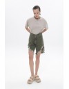 Khaki Denim Analu Shorts Sac@Co