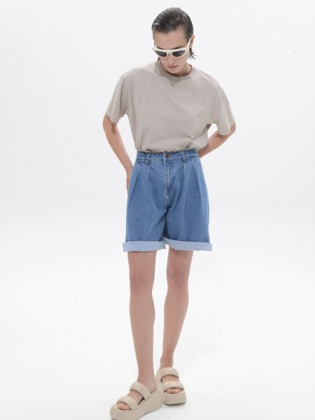 Mid blue SKY vermuda Sac&Co