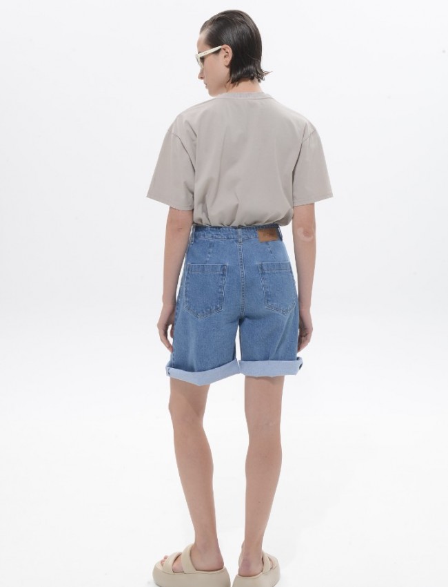 Mid blue SKY vermuda Sac&Co