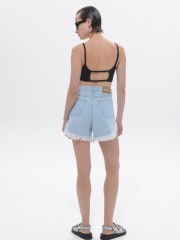 Light blue TULUM denim shorts Light blue TULUM denim shorts