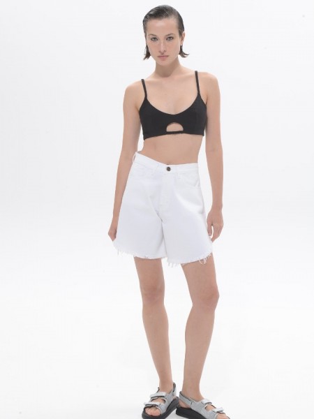 White Domna Denim Shorts Sac & Co