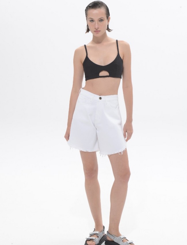 White Domna Denim Shorts Sac & Co