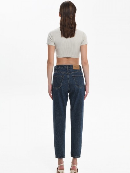 Dark blue denim ANGELA pants