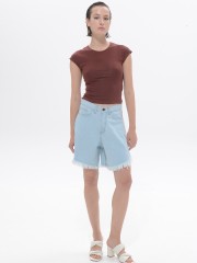 Light blue Domna Denim Shorts Sac & Co