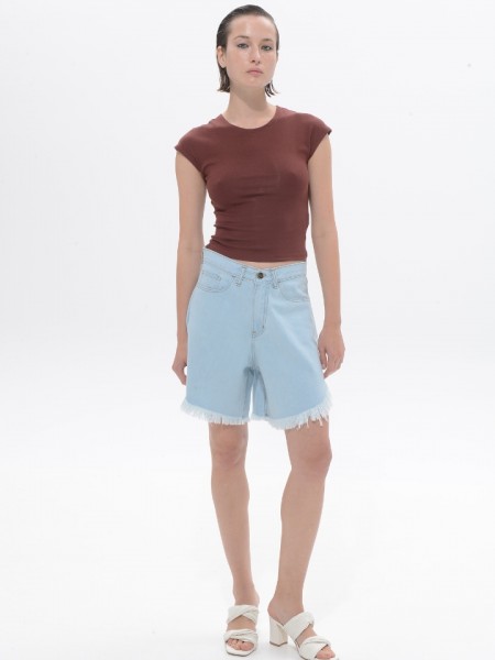 Light blue Domna Denim Shorts Sac & Co
