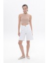 White Denim Daniela Bermuda Sac@Co 