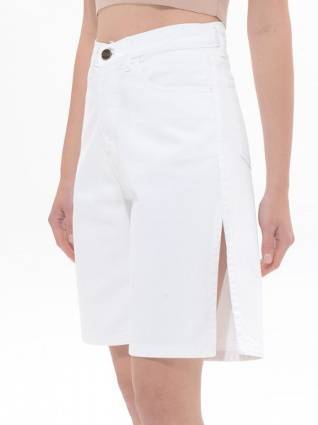 White Denim Daniela Bermuda Sac@Co 