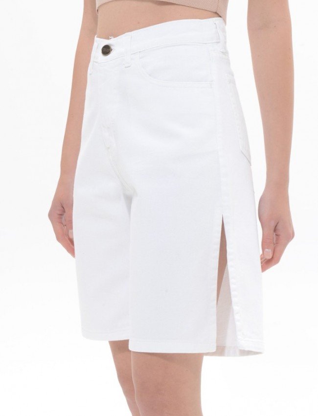 White Denim Daniela Bermuda Sac@Co 