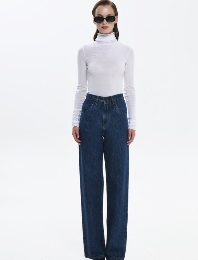 Dark blue ISABELLA denim pants