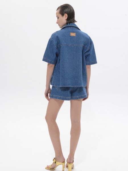 Mid blue ODETTE denim jacket