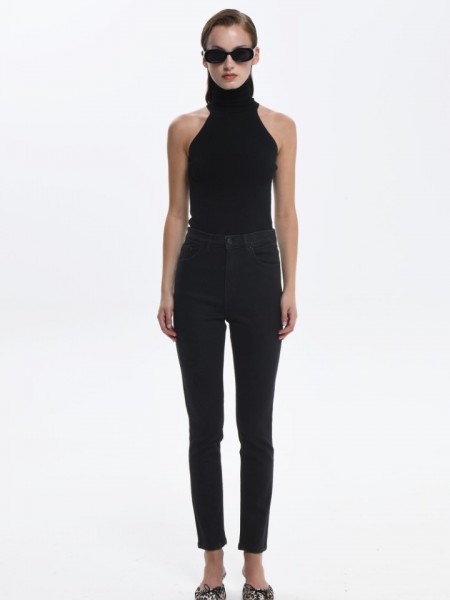 RINA BLACK DENIM PANTS